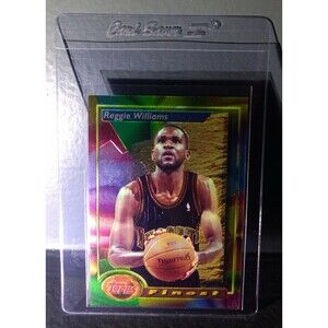 1993-94 Topps Finest Reggie Williams #17 Basketball Card